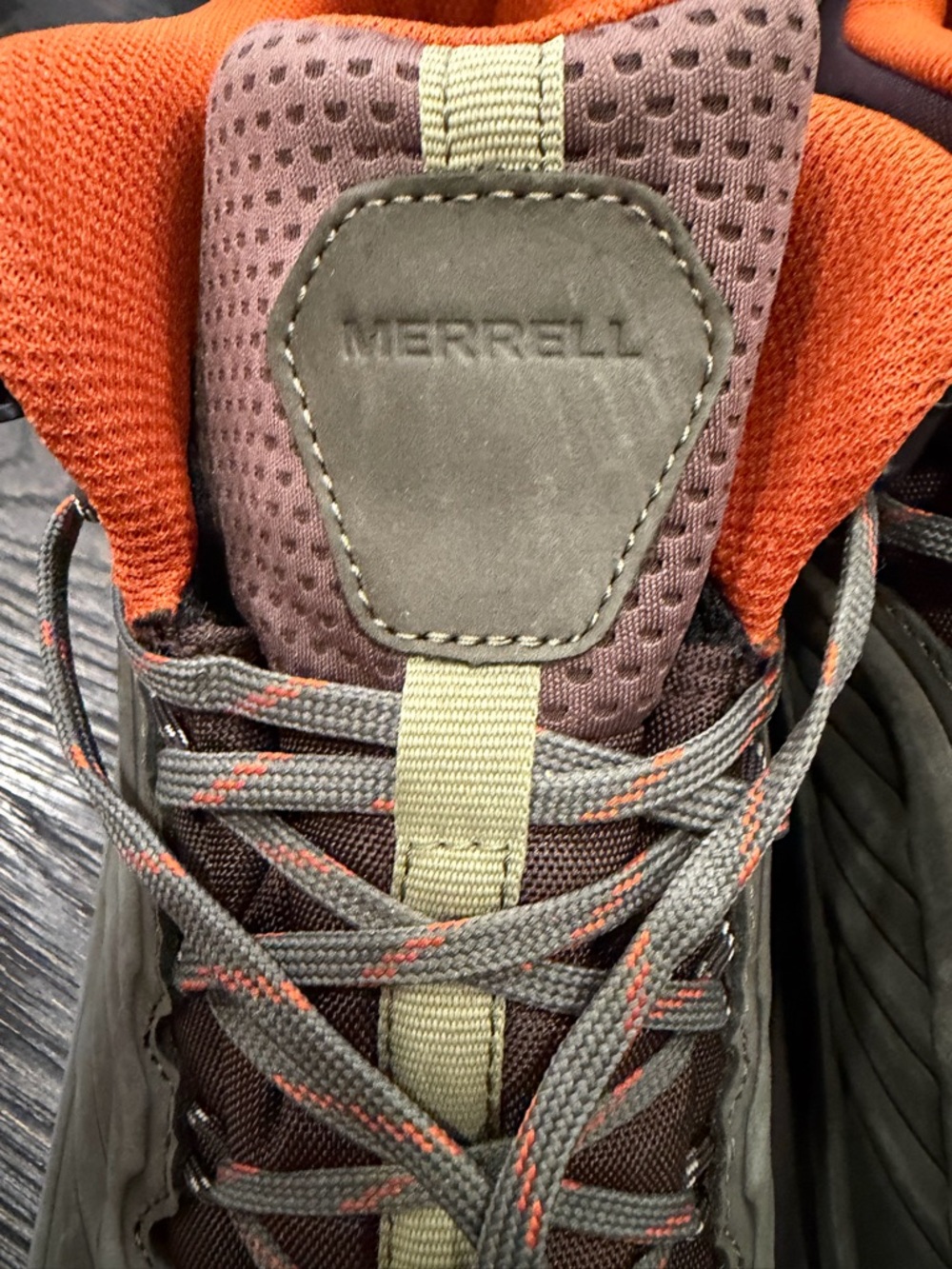 Merrell Moab Speed 2 Leather Mid Waterproof Hiking Boots - Men's size 11 - Picture 7 of 13